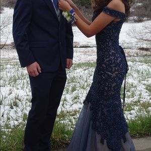 Navy Prom Dress